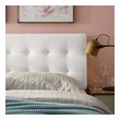 white upholstered bed king Modway Furniture Headboards White