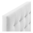 white fabric bed frame king Modway Furniture Headboards White