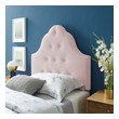 queen bed frame with fabric headboard Modway Furniture Headboards Pink