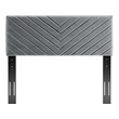 gray headboard full size Modway Furniture Headboards Charcoal