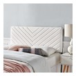 king headboard with side tables Modway Furniture Headboards White