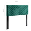queen upholstered bed Modway Furniture Headboards Teal