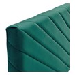 queen upholstered bed Modway Furniture Headboards Headboards and Footboards Teal