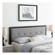 bed heads with storage Modway Furniture Headboards Black Light Gray