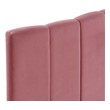 king bed headboard and footboard Modway Furniture Headboards Dusty Rose
