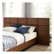 bed frame king with headboard Modway Furniture Beds Walnut