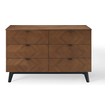 double set of drawers Modway Furniture Case Goods Walnut