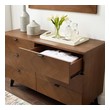 double set of drawers Modway Furniture Case Goods Walnut