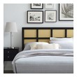 fabric headboard king size bed Modway Furniture Headboards Black