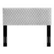 white upholstered twin headboard Modway Furniture Headboards Light Gray