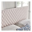 bed frame with hooks for headboard Modway Furniture Headboards Pink