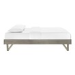king size metal platform bed frame Modway Furniture Beds Gray