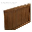 white linen upholstered bed Modway Furniture Headboards Walnut