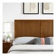 white linen upholstered bed Modway Furniture Headboards Walnut