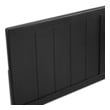 linen headboard king Modway Furniture Headboards Black