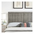 double air bed with headboard Modway Furniture Headboards Gray