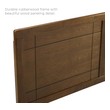 king bed frame with headboard and footboard Modway Furniture Headboards Walnut