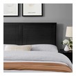 double bed with shelves in headboard Modway Furniture Headboards Black
