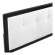 black california king bed frame Modway Furniture Headboards Black White