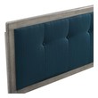tufted headboard with storage Modway Furniture Headboards Gray Azure