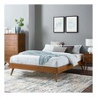 twin bed with storage with drawer Modway Furniture Beds Walnut