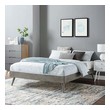 twin bed with bed under Modway Furniture Beds Gray