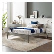 tufted bed frame queen with storage Modway Furniture Beds Gray