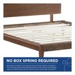 king size bed with storage drawers Modway Furniture Beds Walnut