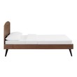 bed and frame Modway Furniture Beds Walnut