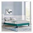 velvet king bed frame Modway Furniture Beds Teal