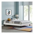 low bed frame queen with storage Modway Furniture Beds Light Gray