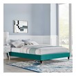 bed headboards double Modway Furniture Beds Teal