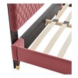 full size bed with storage with headboard Modway Furniture Beds Dusty Rose