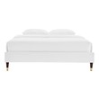 single and double bed Modway Furniture Beds White