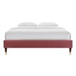 white twin bed frame with headboard Modway Furniture Beds Dusty Rose