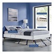 double grey beds Modway Furniture Beds White