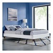 double grey beds Modway Furniture Beds White