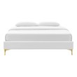 twin adjustable frame Modway Furniture Beds White
