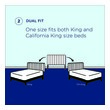 king bedroom set with upholstered headboard Modway Furniture Headboards Light Gray