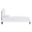 tufted bed frame queen Modway Furniture Beds White
