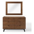 king bed frame with headboard upholstered Modway Furniture Bedroom Sets Walnut