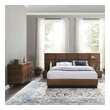 tufted king bed Modway Furniture Bedroom Sets Walnut