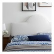 queen beige upholstered bed Modway Furniture Headboards White