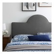 queen bed head cover Modway Furniture Headboards Charcoal