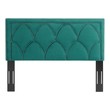 bed with shelves in headboard Modway Furniture Headboards Teal