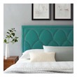 california king metal bed frame with headboard Modway Furniture Headboards Teal