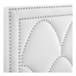 tufted upholstered headboard queen Modway Furniture Headboards White