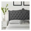 king size bed headboard ideas Modway Furniture Headboards Charcoal
