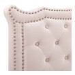 metal headboard and frame Modway Furniture Headboards Pink