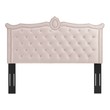 queen bed frame upholstered with storage Modway Furniture Headboards Pink